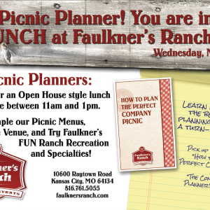 Company Picnics at Faulkner's Ranch
