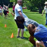 Team building games for Encompass Company Picnic at Faulkner's Ranch